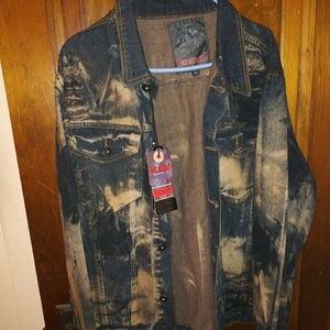 2xl acid jean jacket